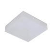 Plafon Sobrepor Quadrado Acrílico Branco 36cm Valencia