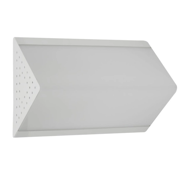 Arandela Plafon Acrilico Branco Jateado 20x13cm