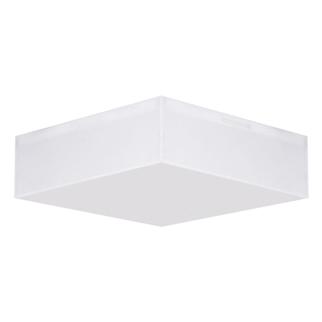 Plafon Sobrepor Aluminio Acrilico Branco 26cm Valencia