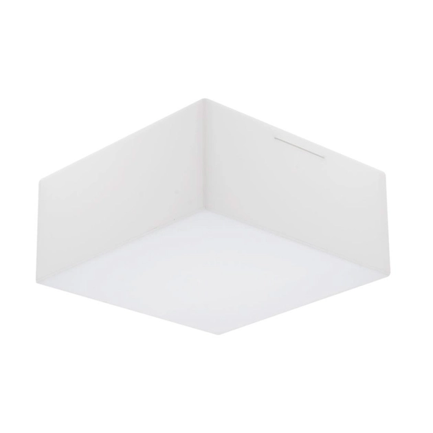 Plafon Sobrepor Aluminio Acrilico Branco Valencia 18cm