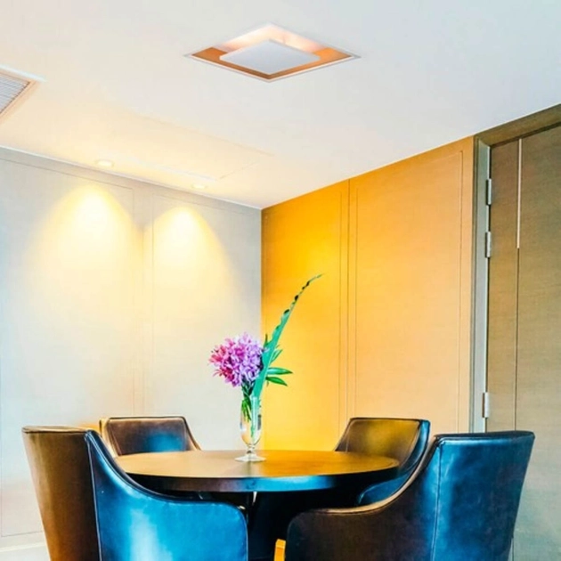 Plafon Led Embutir Quadrado Branco 8,4w 3000k New Picture