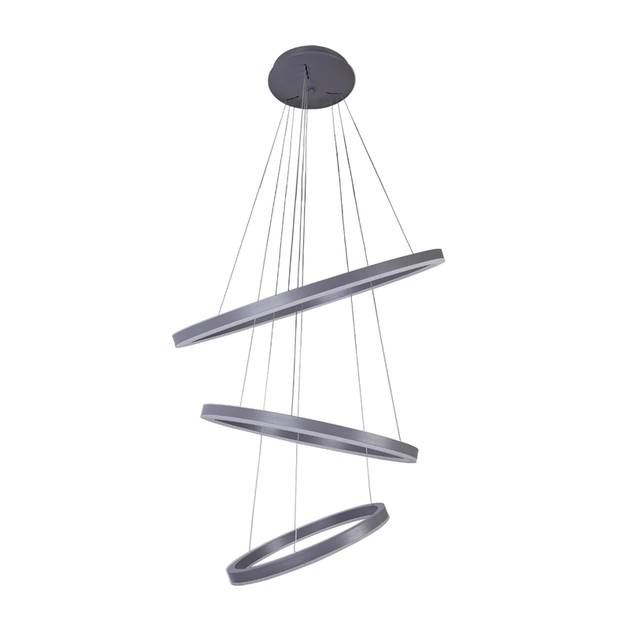 Pendente Led Metal E Aluminio 100W 3000K Danza - CINZA