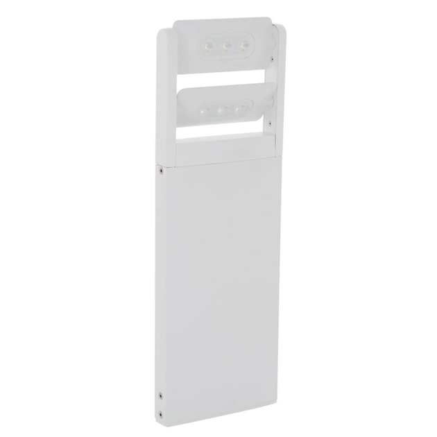 Balizador Led Metal Branco Fosco 18w 4000k