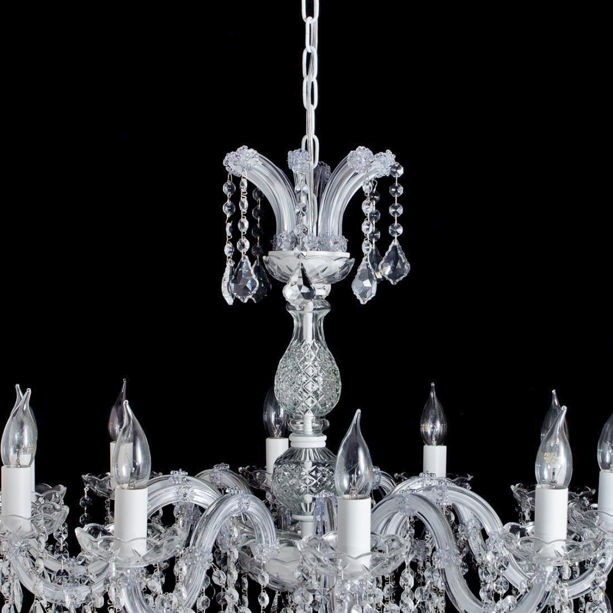 Lustre Candelabro Cristal E Acrilico 84x69 P8606725