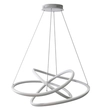 Pendente Led Metal Silicone Branco 72w 4000k Flow