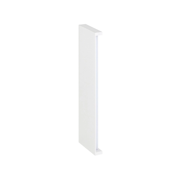 Arandela Led Aluminio Branco 12w 3000k 110 Ip65 Reflex