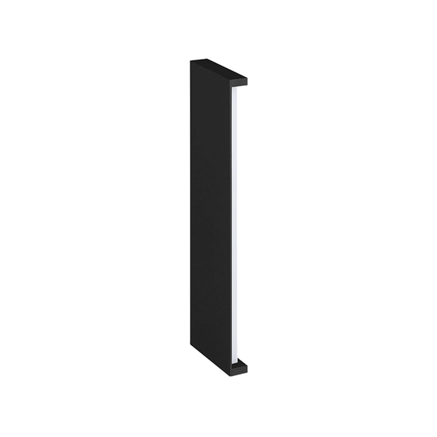 Arandela Led Aluminio Preto 12w 3000k 110 Ip65 Reflex