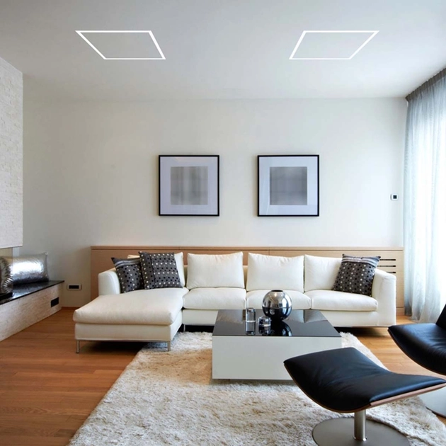 Plafon Led De Embutir Branco 33,6w 3000k Fit Edge