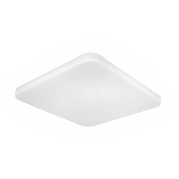 Plafon Led De Sobrepor Quadrado Branco 32w Alva
