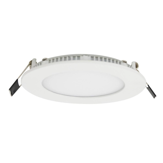 Plafon Led De Embutir Redondo Branco 6w Panel