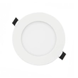 Plafon Led De Embutir Redondo Branco 6w Panel - LED BRANCO NEUTRO (4000K)