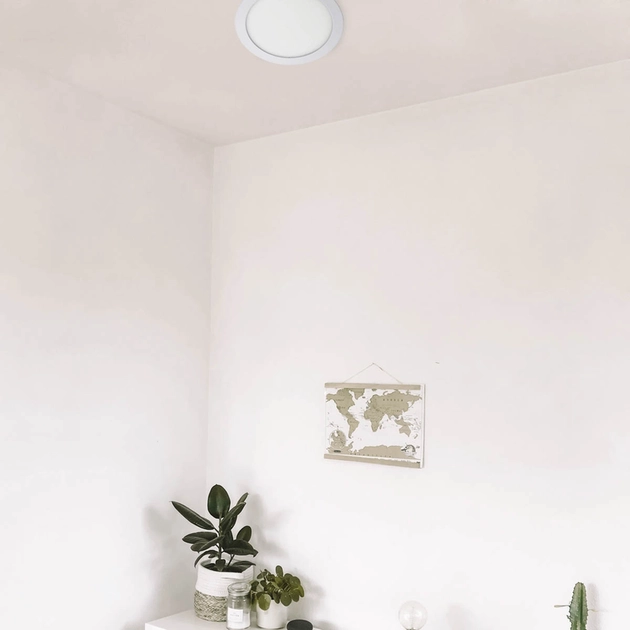 kit 4 Plafons Led Embutir Redondo 12w Branco Yamamura