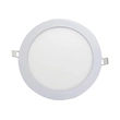 Plafon Led De Embutir Redondo Branco 18w Panel - LED BRANCO QUENTE (3000K)