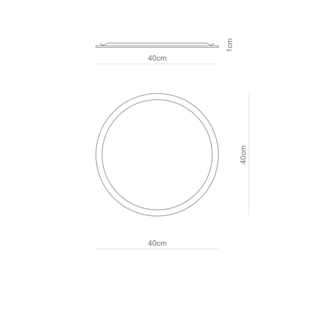 Plafon Led De Embutir Aluminio Branco 32w Panel