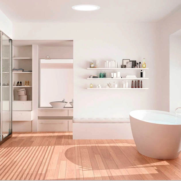 Plafon Led De Embutir Aluminio Branco 32w Panel