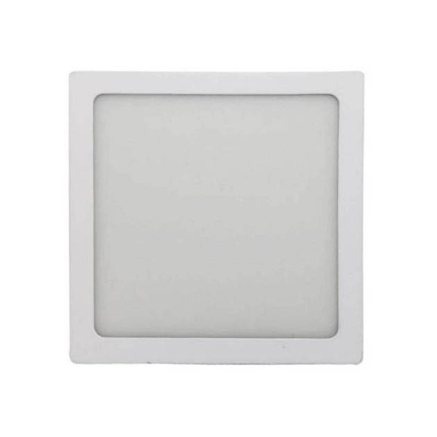 Plafon Led De Sobrepor Quadrado Branco 24w Panel