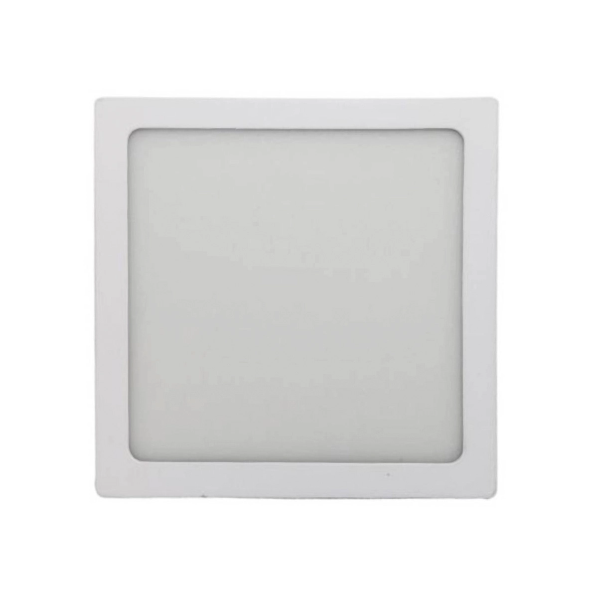 Plafon Led Sobrepor Aluminio Branco 24w Quadrado P8929726 - Yamamura