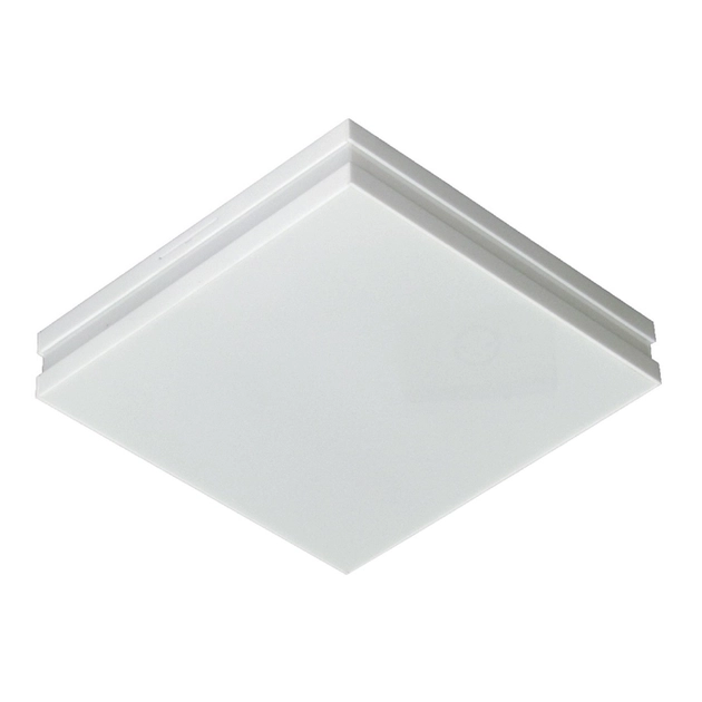 Plafon Led De Sobrepor Quadrado Aluminio Branco 25w Bilbao