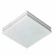 Plafon Led De Sobrepor Quadrado Aluminio Branco 25w Bilbao - LED BRANCO QUENTE (3000K)