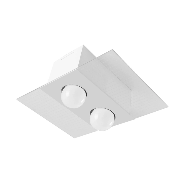 Plafon De Sobrepor Duplo Aluminio Acrilico Monaco