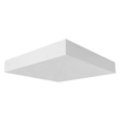 Plafon Led De Sobrepor Quadrado Branco 25w Valencia - LED BRANCO QUENTE (3000K)