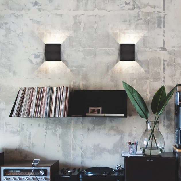 Arandela Led Abs 3w Ip65 3000k Brick