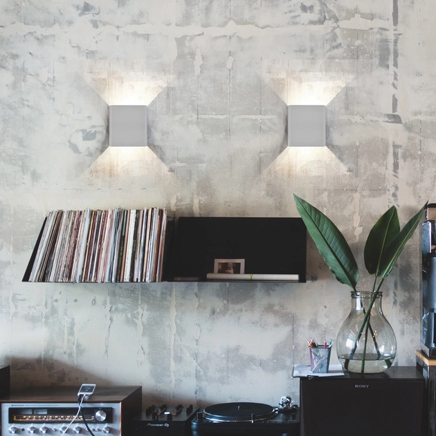 Arandela Led Abs 3w Ip65 3000k Brick