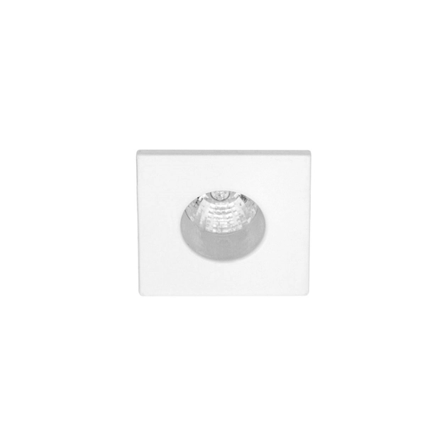 Plafon Embutir Aluminio Branco Mini Dicroica