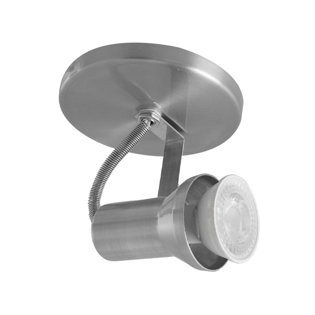Spot Sobrepor Aluminio Acetinado 12cm