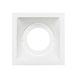 Plafon Embutir Alumínio Branco Square