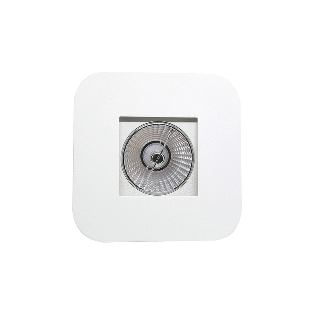 Plafon Embutir Aluminio Branco 13,5cm