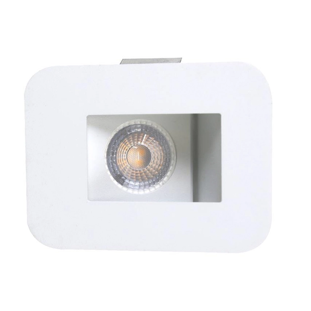 Plafon Embutir Aluminio Branco 14,3cm