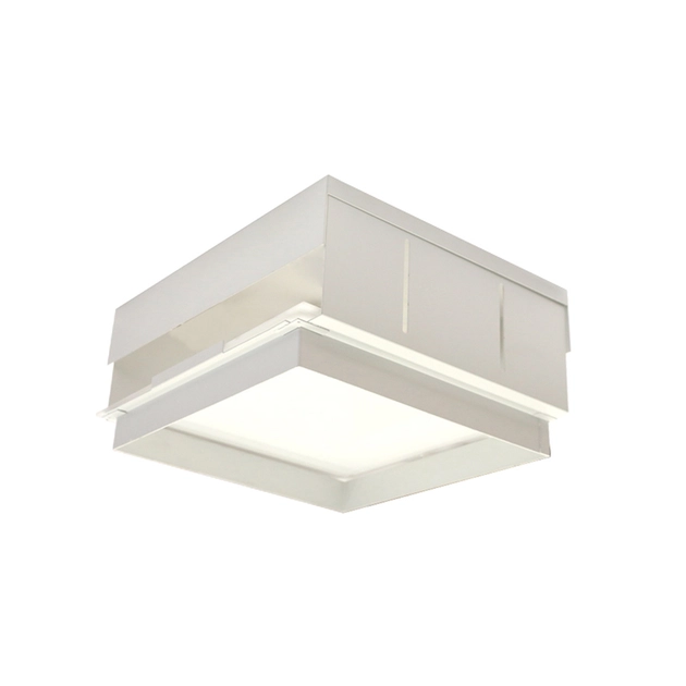 Plafon Embutir Aluminio Branco 20cm