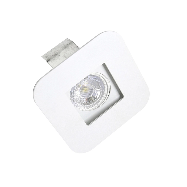 Plafon Embutir Aluminio Branco 11cm