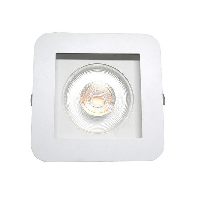 Plafon Embutir Aluminio Branco 15,5cm