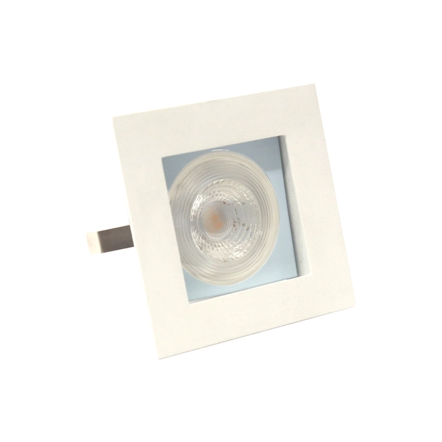 Plafon Embutir Aluminio Branco Azul 10,5cm