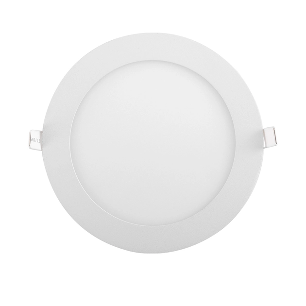 Kit 4 Plafons Led Embutir Redondo 12w Branco Ø17cm Yamamura