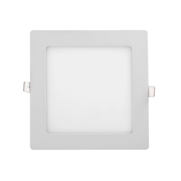 Kit 4 Plafons LED Embutir Quadrado 12W 780LM Branco 17CM