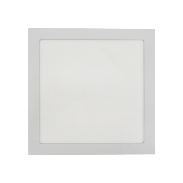 Kit 4 Plafons LED Embutir Quadrado 24W Branco Ø30cm