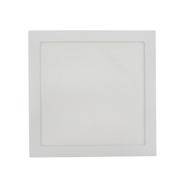 Kit 4 Plafons LED Embutir Quadrado 24W Branco Ø30cm
