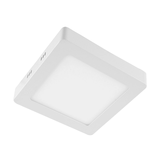 Kit 4 Plafons LED Sobrepor Quadrado 12W 780lm Branco 17cm