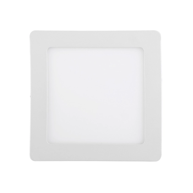 Kit 4 Plafons LED Sobrepor Quadrado 12W 780lm Branco 17cm