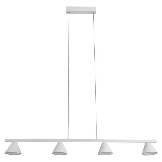 Pendente Led Metal Aluminio 38w 3000k Flora