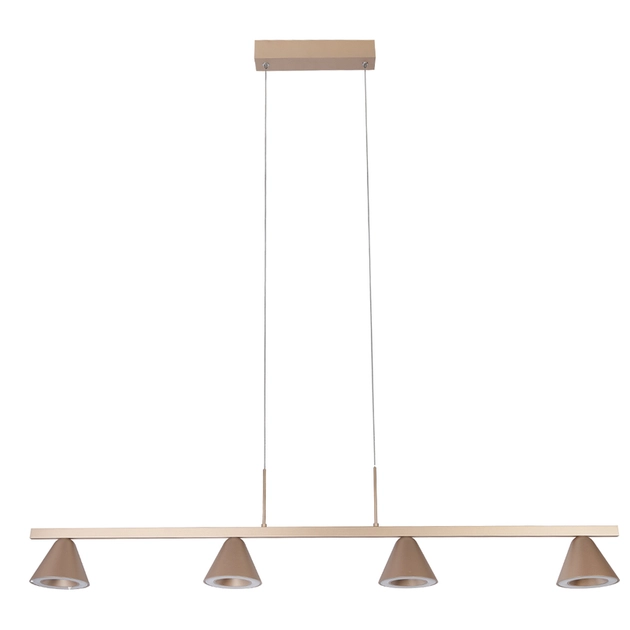 Pendente Led Metal Aluminio 38w 3000k Flora