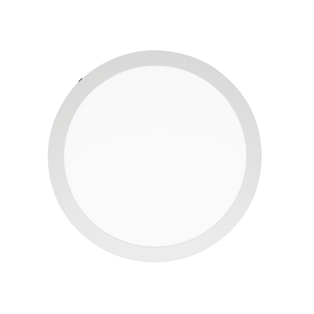 Kit 10 Plafons  LED Sobrepor Redondo 24W Branco Fosco Ø30cm