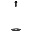 Pendente Led Alumínio Preto 24w 3000k Plate