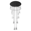 Pendente Led Alumínio Preto 200w 3000k Orvalho