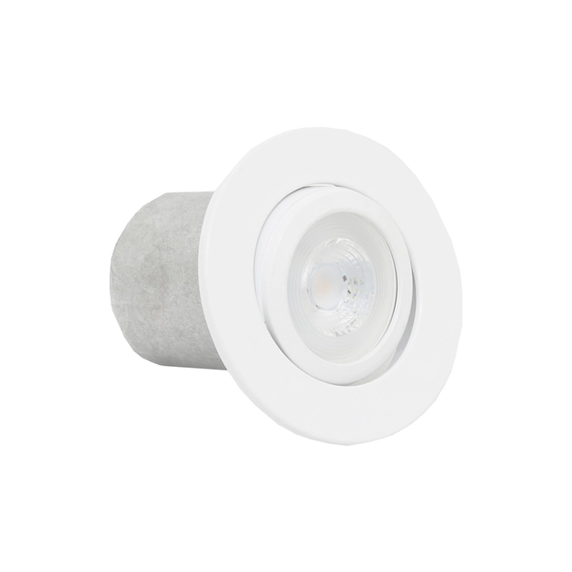 Plafon Embutir Aluminio Branco 12cm