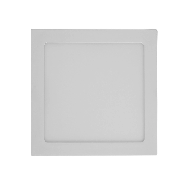 Plafon Led De Embutir Quadrado Branco 18W Panel - LED BRANCO QUENTE (3000K)
