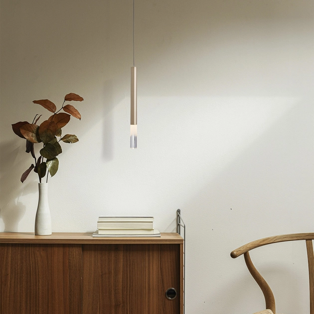 Pendente Led Metal Dourado 3w 3000k Cissy